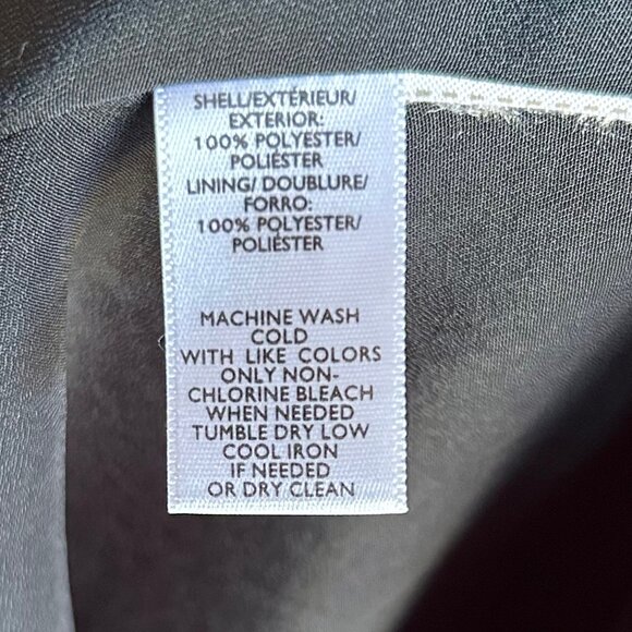 LOFT Ruffle Detail Long Sleeve Mid Length Boho Cottagecore Prairie Dress Sz 6 - Picture 9 of 9